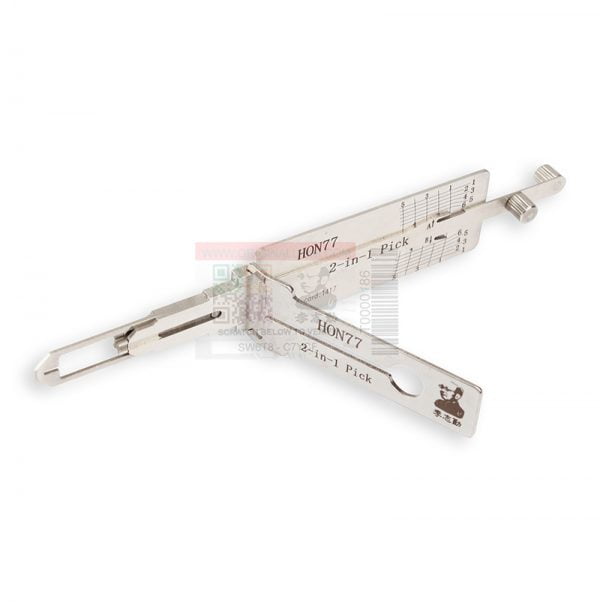 ORIGINAL LISHI HON77 2-IN-1 PICK - DOOR / TRUNK - ANTI-GLARE