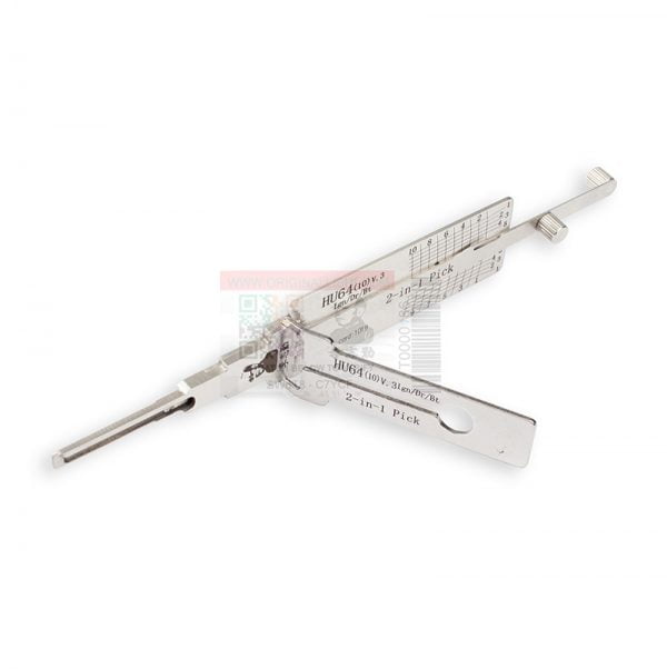 ORIGINAL LISHI HU64 MERCEDES S34YS TWIN LIFTERS 2-IN-1 PICK - IGNITION/DOOR/TRUNK - ANTI GLARE