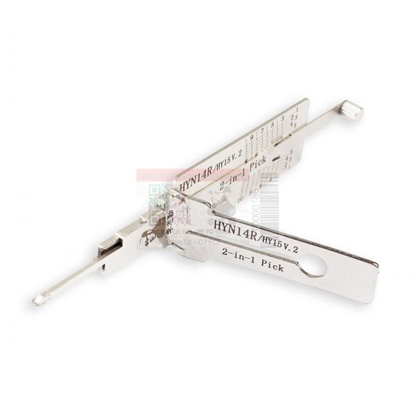 ORIGINAL LISHI HYN14R HY15 HYUNDAI 2-IN-1 PICK - DOOR / TRUNK - ANTI GLARE