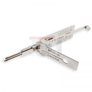 ORIGINAL LISHI MIT11 / MIT3 8-CUT MITSUBISHI 2-IN-1 PICK - IGNITION - ANTI GLARE