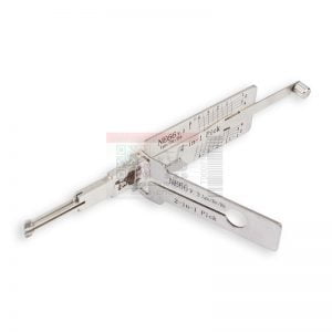 ORIGINAL LISHI NE66 S66NN VOLVO 4-TRACK 2-IN-1 PICK - IGNITION/DOOR/TRUNK - ANTI GLARE