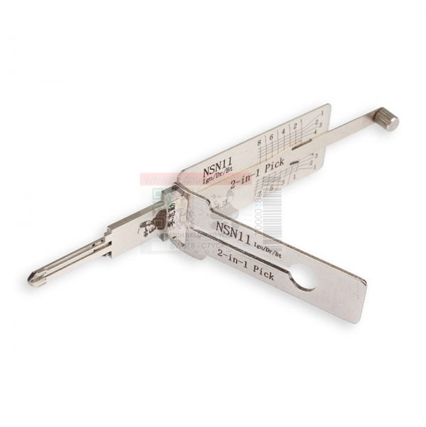 ORIGINAL LISHI NSN11 NISSAN 8-CUT 2-IN-1 PICK - IGNITION / DOOR / TRUNK