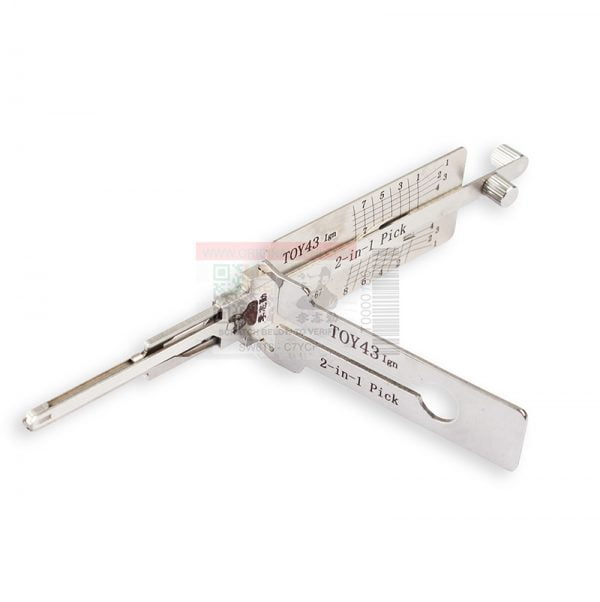 ORIGINAL LISHI TOY43 TR47 8-CUT - 2-IN-1 PICK - IGNITION ONLY - ANTI GLARE