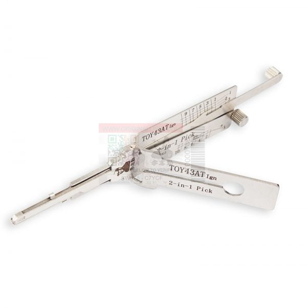 ORIGINAL LISHI TOY43AT 10-CUT TR47 2-IN-1 PICK - IGNITION ONLY - ANTI GLARE