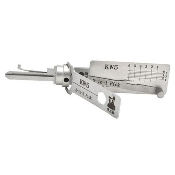 ORIGINAL LISHI 2-IN-1 TOOL KW5 6 PINS SERIES - ANTI-GLARE