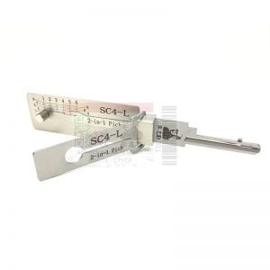 ORIGINAL LISHI 2-IN-1 TOOL REVERSED SC4 FOR SCHLAGE LOCKS - ANTI-GLARE