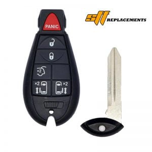 2008-2019 REPLACEMENT 6B DODGE CHRYSLER FOBIK STYLE KEYLESS REMOTE FOB TRANSMITTER IYZ-C01C 56046705 05026098