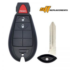 2014-2021 REPLACEMENT JEEP CHEROKEE 3B FOBIK STYLE KEYLESS ENTRY REMOTE FOB GQ4-53T 68105081