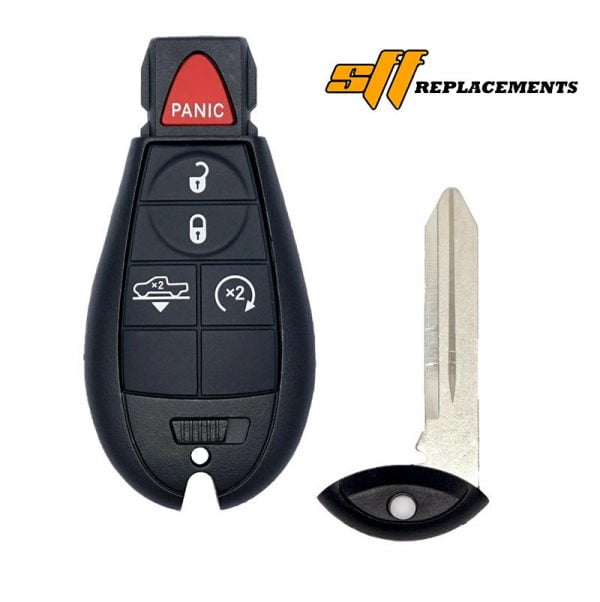 2013-2024 REPLACEMENT RAM 1500 5B AIR RIDE SUSPENSION FOBIK STYLE KEYLESS ENTRY REMOTE FOB 56046953 GQ4-53T