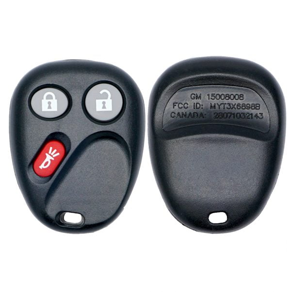 GENERAL MOTORS 3B KEYLESS ENTRY REMOTE FOB TRANSMITTER 15008008 MYT3X6898B