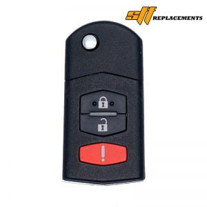 2005-2015 REPLACEMENT FOR MAZDA 3B FLIP STYLE KEYLESS REMOTE FOB CC43-67-5RYC BGBX1T478SKE125-01