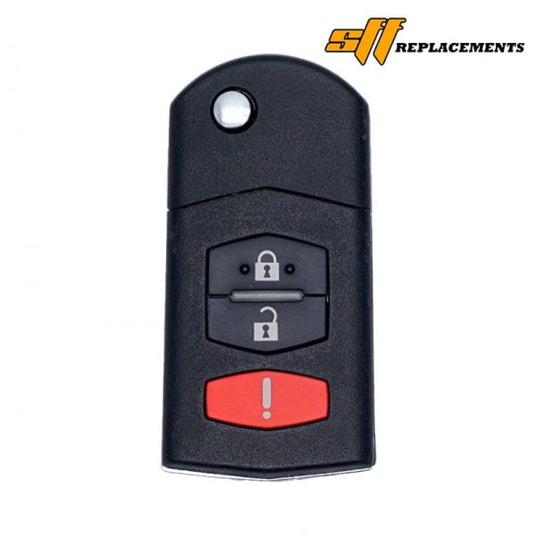 2005-2015 REPLACEMENT FOR MAZDA 3B FLIP STYLE KEYLESS REMOTE FOB CC43-67-5RYC BGBX1T478SKE125-01