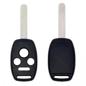 HONDA INDESTRUCTIBLE REPLACEMENT REMOTE HEAD KEY SHELL 4B HO01 UNBREAKABLE D-SHELL (W/ REMOVEABLE CHIP CRADLE)