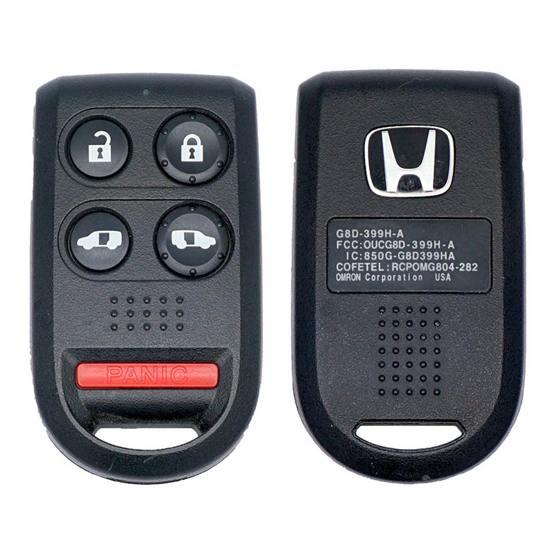 AUTOKEYMAX Honda Key Replacement - FCC ID: OUCG8D-380H-A For 2006-2014 Ridgeline & 2005-2010 Odyssey