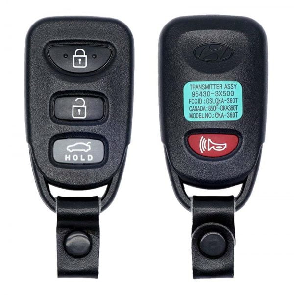 2011-2016 HYUNDAI ELANTRA 4B KEYLESS ENTRY REMOTE FOB TRANSMITTER 95430-3X500 OSLOKA-360T