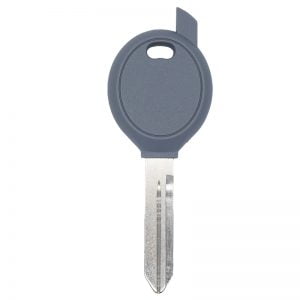 SOLID HEAD GREY TRANSPONDER KEY SHELL FOR CHRYSLER DODGE JEEP Y159 Y160 Y164