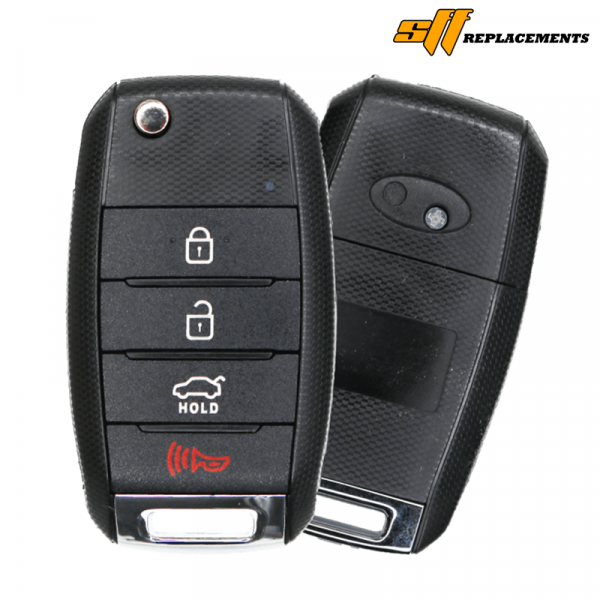 2014-2017 REPLACEMENT 4B FLIP STYLE KEYLESS REMOTE FOB TRANSMITTER FOR KIA RIO TQ8-RKE-3F05 UB14MY