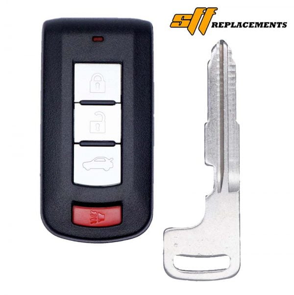 2008-2018 REPLACEMENT 4B SMART KEYLESS PROXIMITY REMOTE TRANSMITTER FOR MITSUBISHI LANCER OUC644M-KEY-N