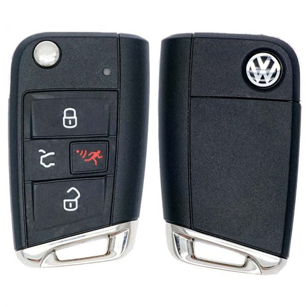 2018-2020 VOLKSWAGEN 4B FLIP KEY KEYLESS ENTRY REMOTE TRANSMITTER NBGFS125C1 W/ COMFORT ACCESS
