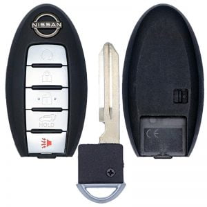 2017-2024 NISSAN ARMADA 5B SMART KEYLESS PROXIMITY REMOTE FOB CWTWB1G744 285E3-1LB5A (PEWTER LOGO)