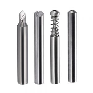 DIMPLE CUTTERS AND TRACERS 4-PIECE SET FOR MUL-T-LOCK MACHINES BY RAISE