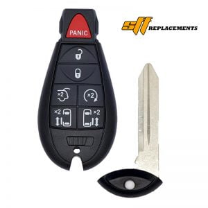 2008-2021 REPLACEMENT 7B FOBIK STYLE KEYLESS REMOTE FOB FOR CHRYSLER DODGE TRANSMITTER IYZ-C01C