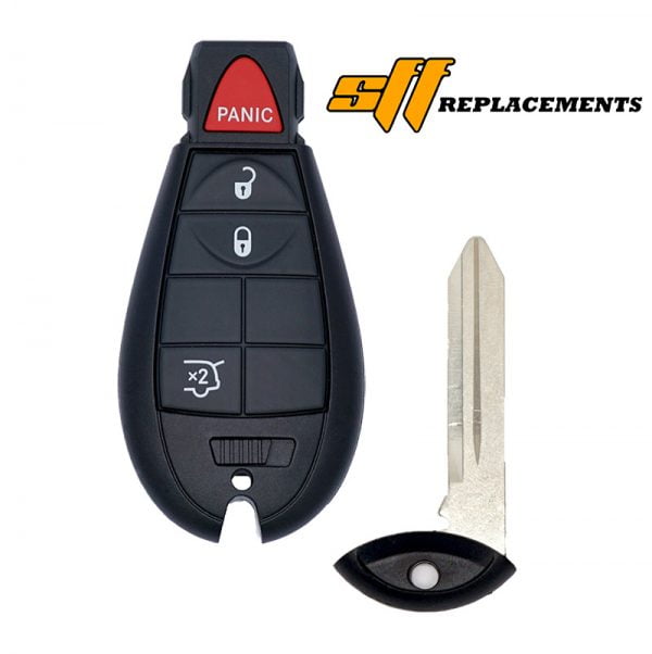 2008-2013 REPLACEMENT 4B FOBIK STYLE KEYLESS REMOTE FOB FOR JEEP GRAND CHEROKEE COMMANDER IYZ-C01C