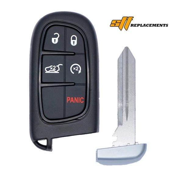 2014-2023 REPLACEMENT 5B SMART KEYLESS PROXIMITY REMOTE FOB FOR JEEP CHEROKEE GQ4-54T 68141580