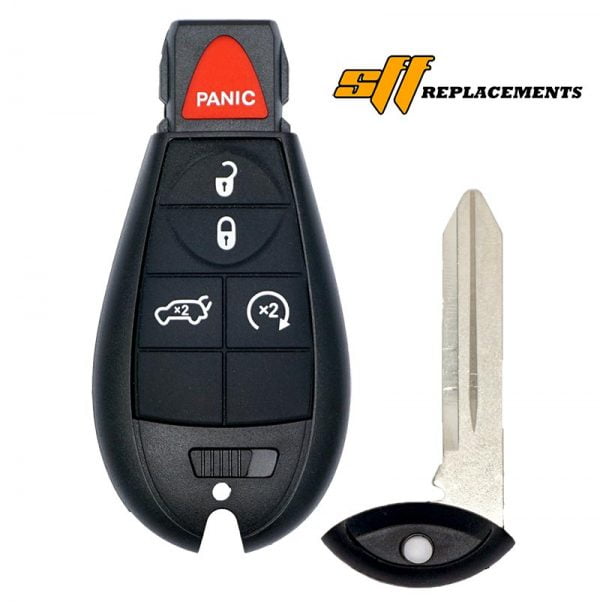 2011-2013 REPLACEMENT 5B FOBIK KEYLESS GO PROXIMITY REMOTE FOB TRANSMITTER FOR DODGE JEEP IYZ-C01C