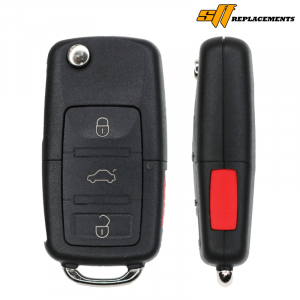 2002-2006 REPLACEMENT 4B FLIP KEY KEYLESS ENTRY REMOTE TRANSMITTER FOR VOLKSWAGEN 1J0959753AM NBG735868T