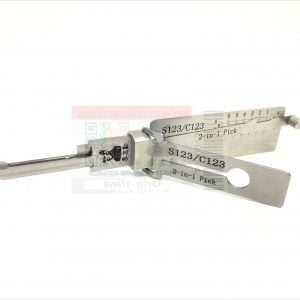 ORIGINAL LISHI 2 IN 1 PICK FOR SCHLAGE C123 / S123 LOCKS - ANTI-GLARE