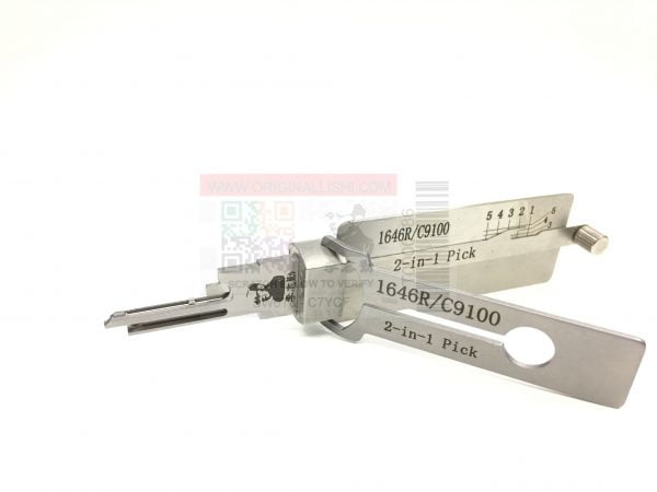 ORIGINAL LISHI 2 IN 1 PICK FOR NATIONAL COMPX MAILBOX LOCKS C9100/C8700/1646R - ANTI-GLARE