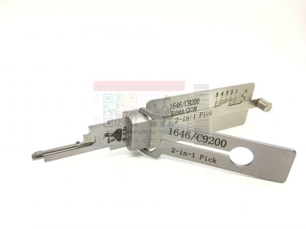 ORIGINAL LISHI 2 IN 1 PICK FOR NATIONAL COMPX MAILBOX LOCKS C9200 / C8700 / 1646 - ANTI-GLARE
