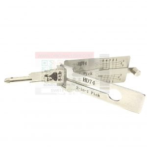 ORIGINAL LISHI HONDA HD74 / HON31R 2-IN-1PICK/DECODER  - ANTI-GLARE