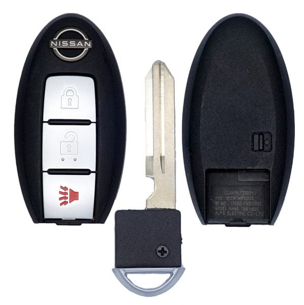 2009-2024 3B NISSAN CUBE ARMADA SMART KEYLESS REMOTE FOB TRANSMITTER CWTWB1U825 285E3-1LK0E (PEWTER LOGO)