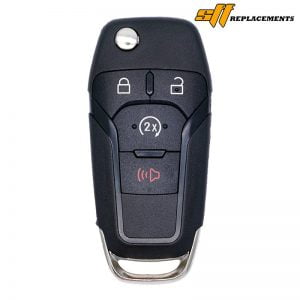 2015-2024 REPLACEMENT 4B REMOTE START HIGH SECURITY FLIP KEY REMOTE FOR FORD F-SERIES 164-R8134