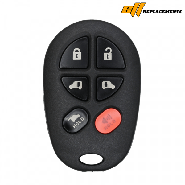 2004-2018 REPLACMENT 6B KEYLESS ENTRY REMOTE TRANSMITTER FOR TOYOTA SIENNA GQ43VT20T 89742-AE050