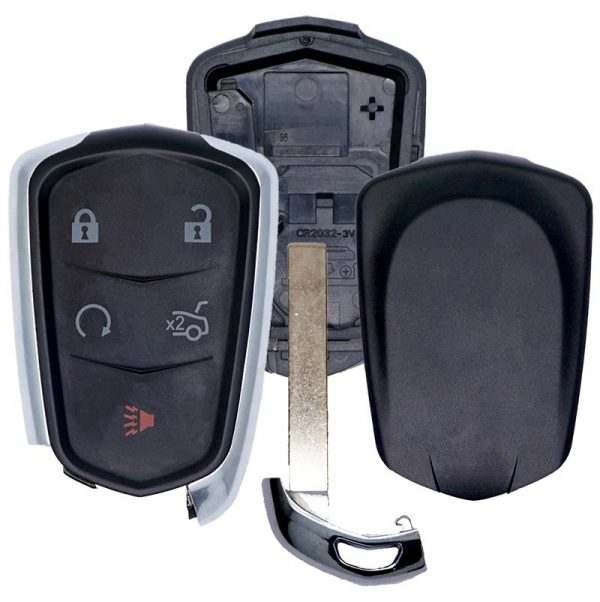 NEW REPLACEMENT CASE / SHELL FOR CADILLAC SMART KEY PROXIMITY REMOTE FOB HYQ2AB HYQ2EB