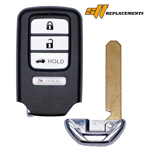 2018-2022 REPLACEMENT 4B SMART KEY PROXIMITY REMOTE TRANSMITTER FOR HONDA ACCORD CWTWB1G0090 72147-TVA-A11