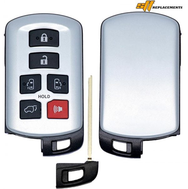 2011-2020 REPLACEMENT 6B SMART KEY PROXIMITY REMOTE FOB FOR TOYOTA SIENNA HYQ14ADR