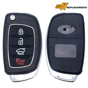 2013-2016 REPLACEMENT 4B FLIP REMOTE FLIP KEY FOB TRANSMITTER FOR HYUNDAI SANTA FE TQ8-RKE-3F04 95430-4Z100
