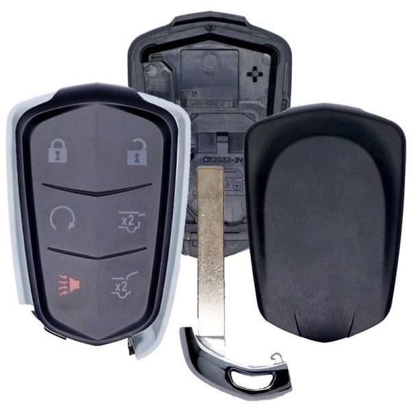 NEW REPLACEMENT CASE / SHELL FOR CADILLAC ESCALADE SMART KEY PROXIMITY REMOTE FOB HYQ2AB HYQ2EB HYQ2ES