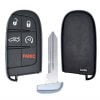 2015-2023 REPLACEMENT 5B SMART KEYLESS PROXIMITY REMOTE FOB FOR DODGE CHRYSLER 68394195 68155687 M3N-40821302 - Image 2