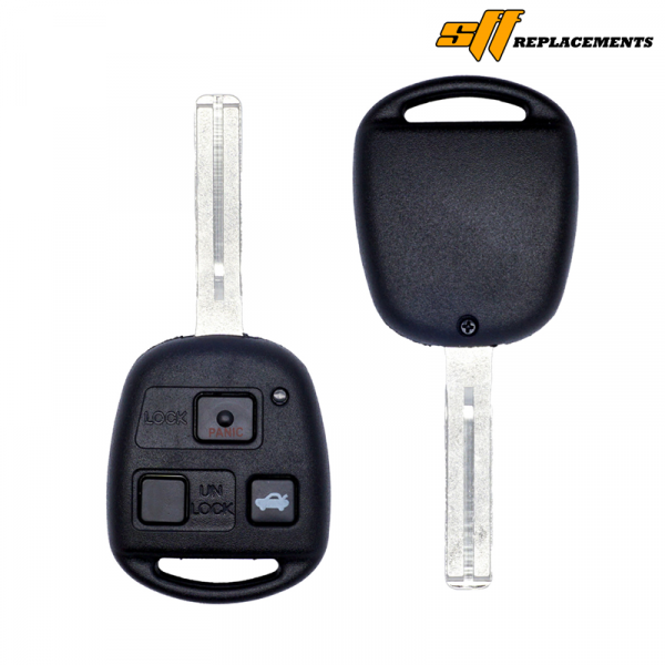 1998-2005 REPLACEMENT LONG BLADE 3B REMOTE HEAD FOB TRANSMITTER FOR LEXUS HYQ1512V 4C