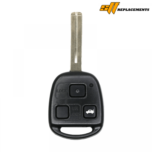 2002-2009 REPLACEMENT 3B KEYLESS REMOTE HEAD FOB FOR LEXUS LS430 ES330 SC430 RX330 RX350 RX400H HYQ12BBT 89070-48821 89070-48820
