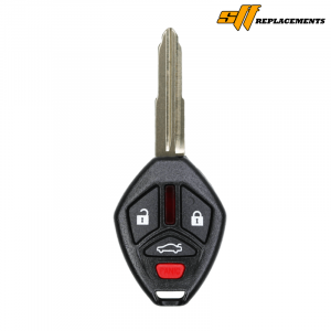 2007-2012 REPLACEMENT 4B KEYLESS REMOTE HEAD FOB FOR MITSUBISHI OUCG8D-620M-A