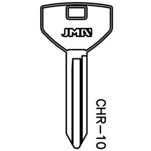 JMA CHRYSLER DODGE JEEP KEY BLANK CHR-10 Y155 PACK OF 10