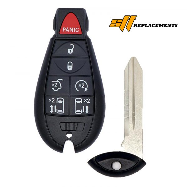 2008-2014 REPLACEMENT 7B FOBIK KEYLESS GO PROXIMITY REMOTE FOB TRANSMITTER FOR CHRYSLER TOWN & COUNTRY IYZ-C01C 05026590