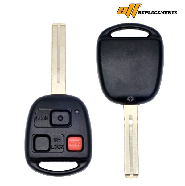 2003-2008 REPLACEMENT SHORT BLADE 3B REMOTE HEAD FOB TRANSMITTER FOR LEXUS GX470 LX470 HYQ1512V