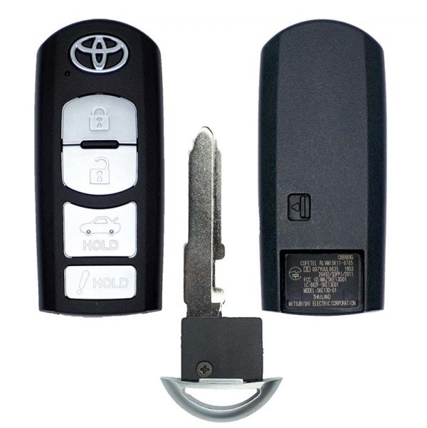 2016-2019 TOYOTA SCION YARIS iA 4B SMART KEYLESS PROXIMITY REMOTE TRANSMITTER WAZSKE13D01